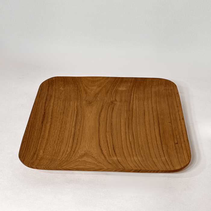 Teak Wood Square Plate - Solange & Frances