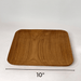 Teak Wood Square Plate - Solange & Frances