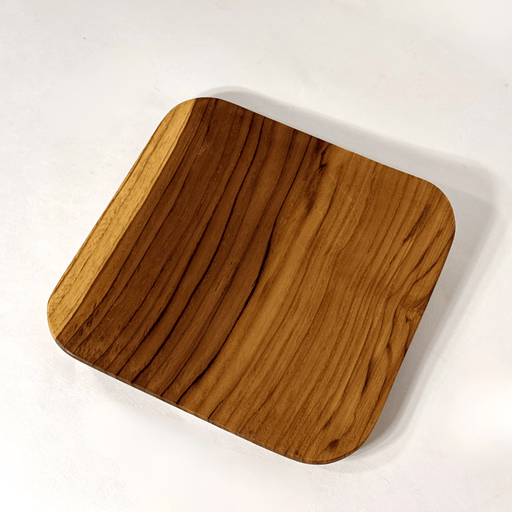 Teak Wood Square Plate - Solange & Frances