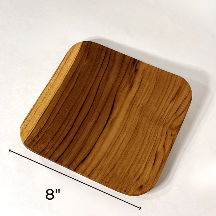 Teak Wood Square Plate - Solange & Frances