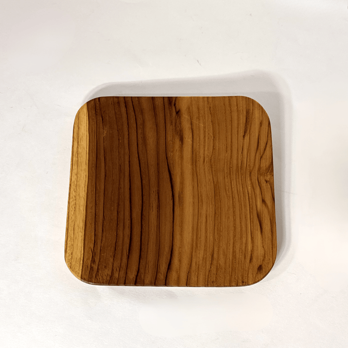 Teak Wood Square Plate - Solange & Frances