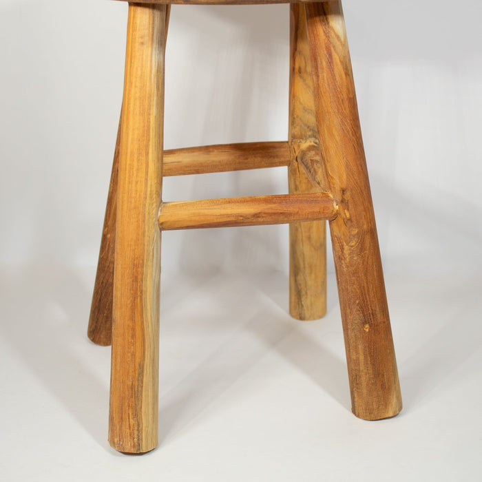 Teak Wood Stool - Solange & Frances