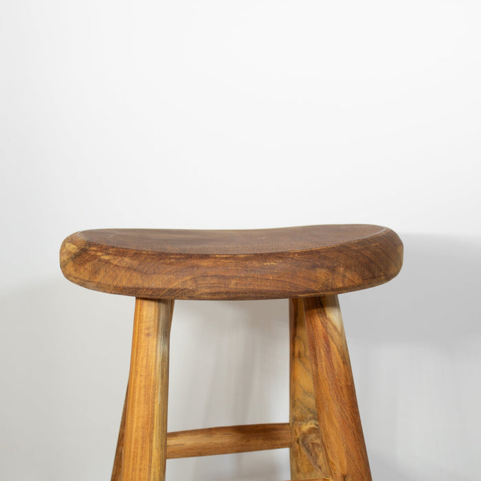 Teak Wood Stool - Solange & Frances
