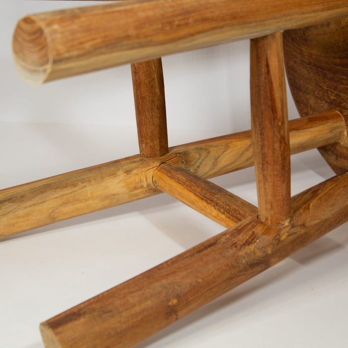 Teak Wood Stool - Solange & Frances