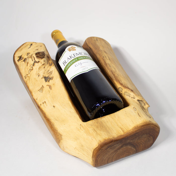 Teak Wood Wine Bottle Holder - Solange & Frances