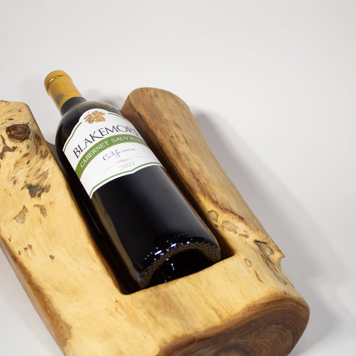 Teak Wood Wine Bottle Holder - Solange & Frances