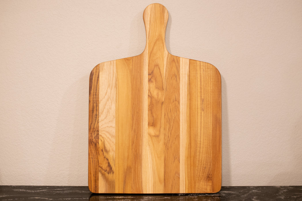 Large Square Wood Cutting Board Made of Teak