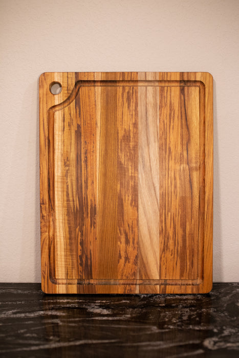 Teak Haus Rectangle Marine Chopping Board with Juice Canal