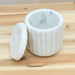 White Marble Canister - Solange & Frances