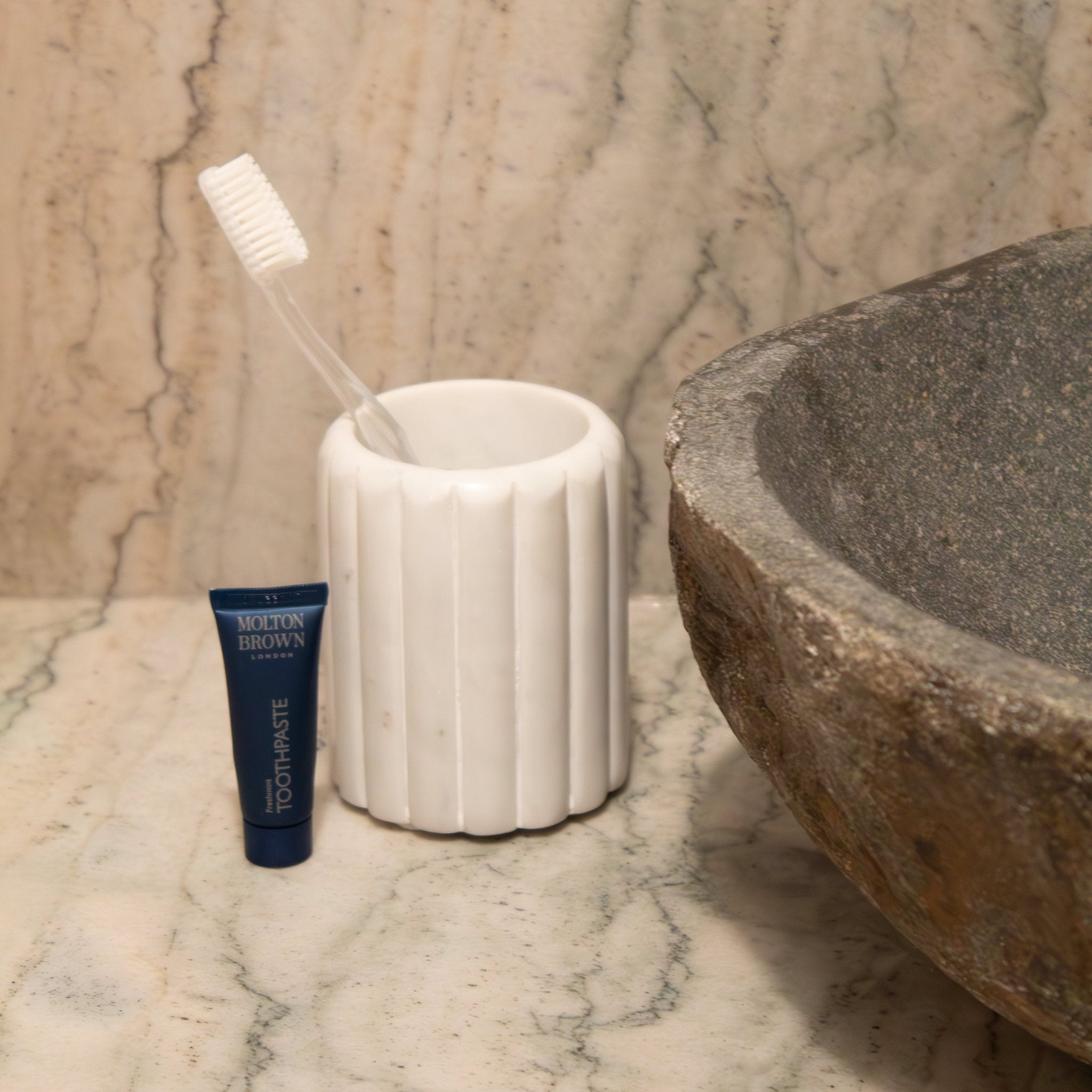 White Marble Holder - Solange & Frances