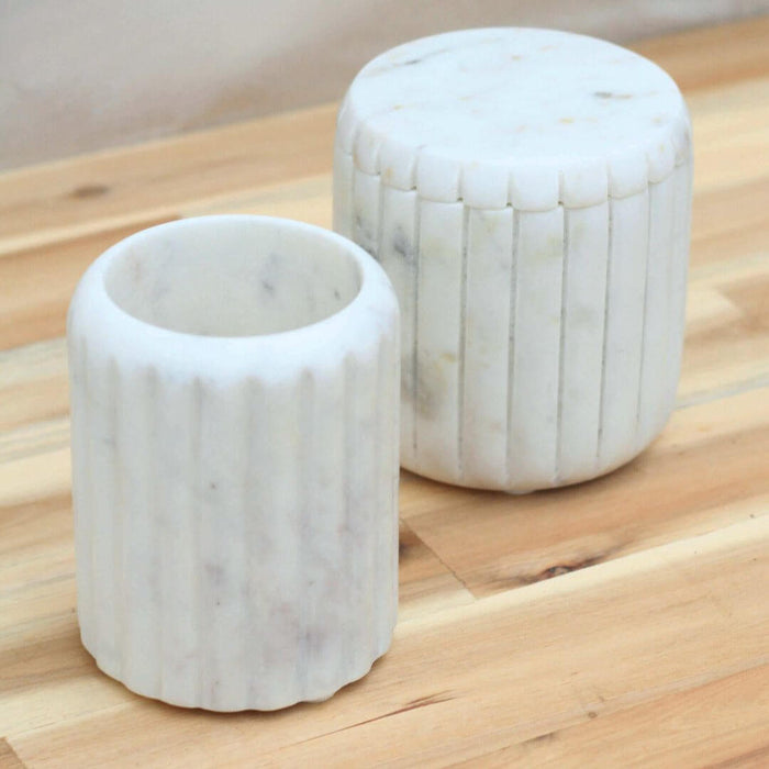 White Marble Holder - Solange & Frances