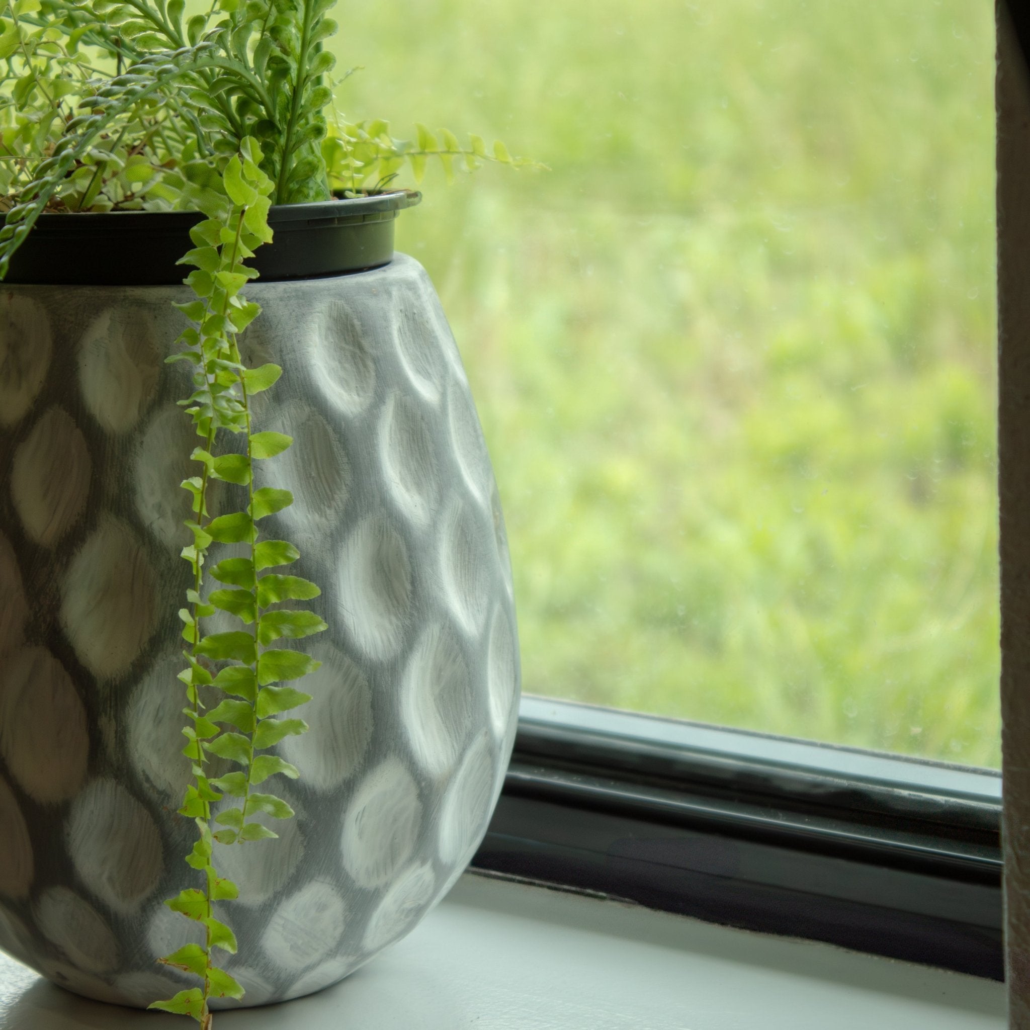 White - washed Clay Terracotta Pot - Solange & Frances