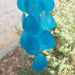Wind Chimes for Outside - Capiz Shell - Water Drop Blue - Solange & Frances