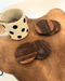 Wood Coasters - Round, Set of 6 - Solange & Frances