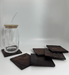 Wood Coasters - Square, Set of 6 - Solange & Frances