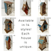 Wooden Bird House - Solange & Frances