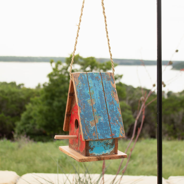 Wooden Bird House - Solange & Frances