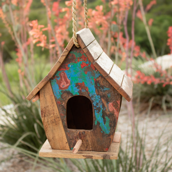Wooden Bird House - Solange & Frances