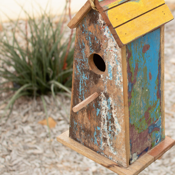Wooden Bird House - Solange & Frances