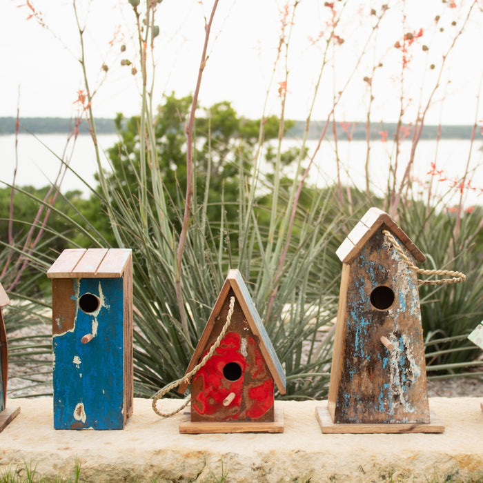 Wooden Bird House - Solange & Frances