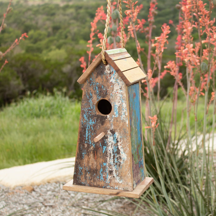 Wooden Bird House - Solange & Frances