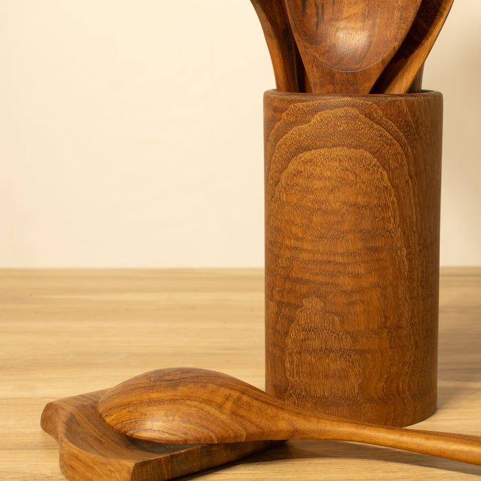 Wooden Kitchen Utensils, Teak - Solange & Frances