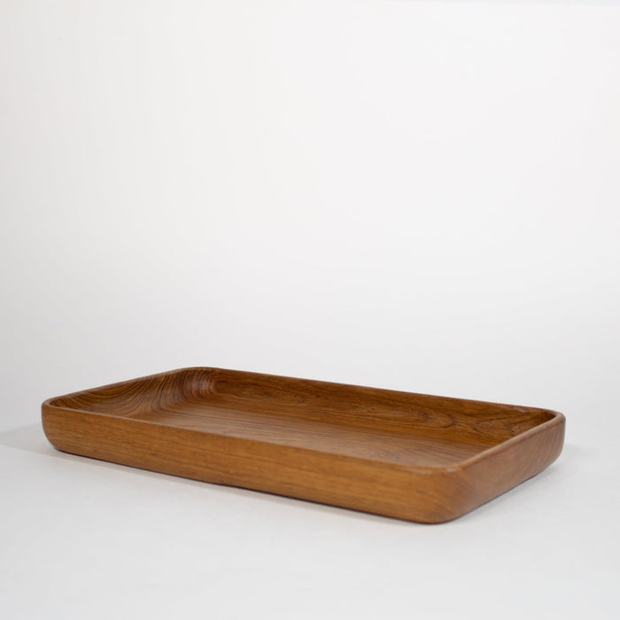 Wooden Teak Tray - Rectangular - Solange & Frances