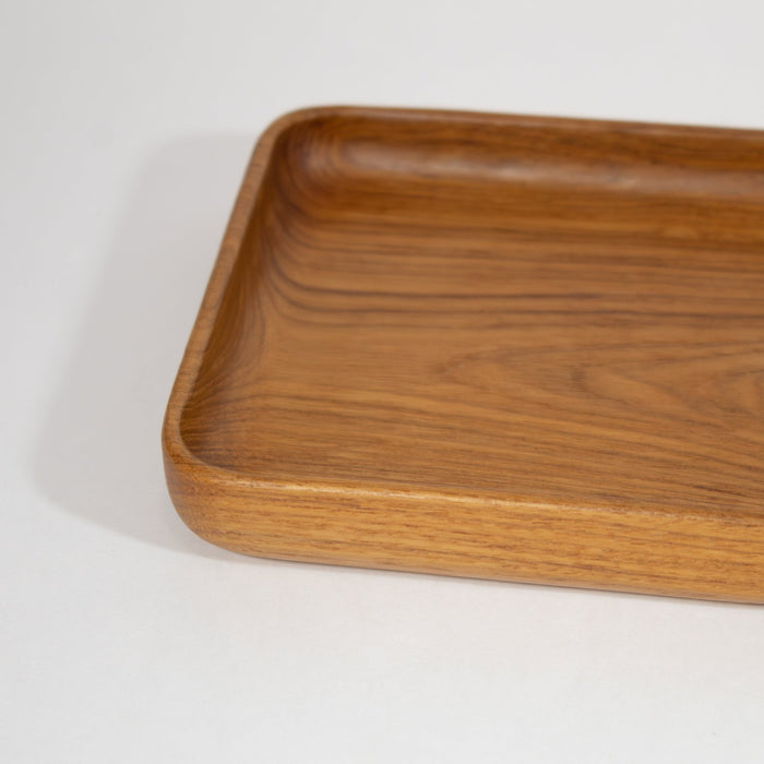 Wooden Teak Tray - Rectangular - Solange & Frances