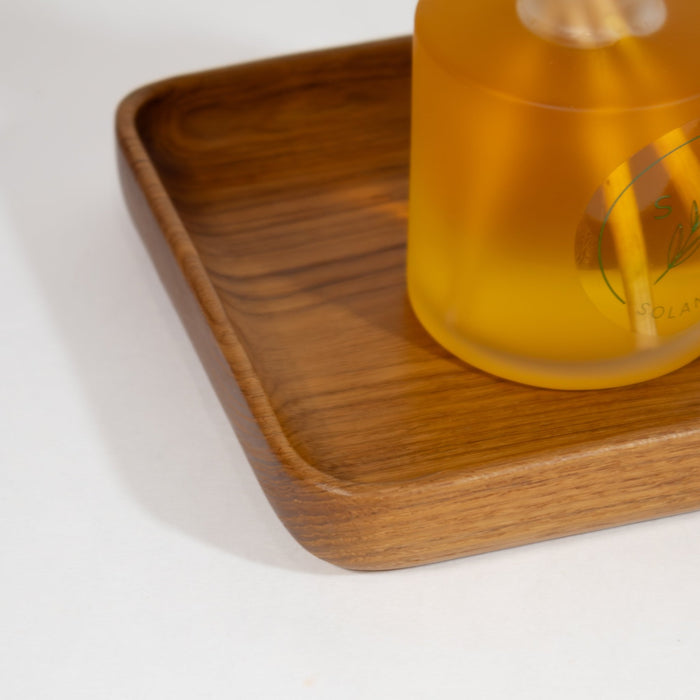 Wooden Teak Tray - Rectangular - Solange & Frances