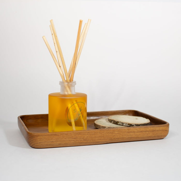 Wooden Teak Tray - Rectangular - Solange & Frances