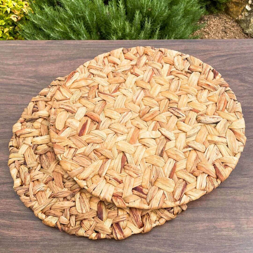 Woven Round Seagrass Placemat - Solange & Frances